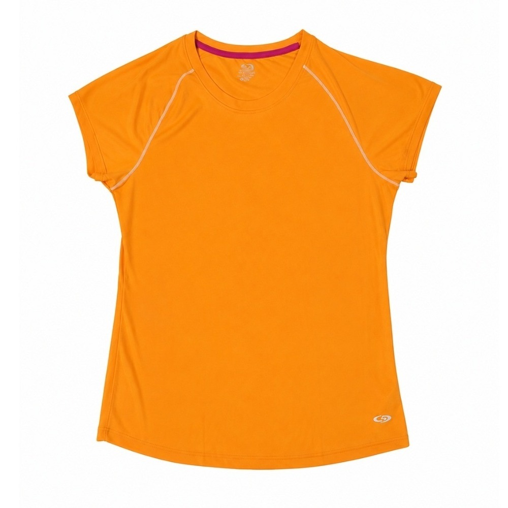 C9 by Champion Womens XL Orange Semi-Fitted Activewear‎ Short Sleeve Tee Shirt